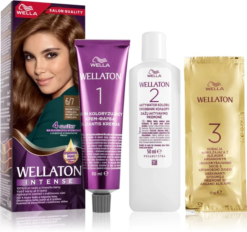 6.7-1 رنگ مو ولا Wella شماره 6.7 (قهوه ای شکلاتی) - تصویر 1