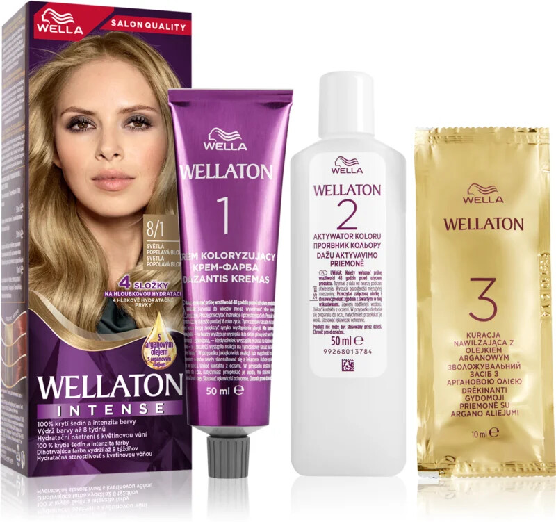 8.1-1 رنگ مو ولا Wella شماره 8.1 (بلوند روشن دودی) - تصویر 1
