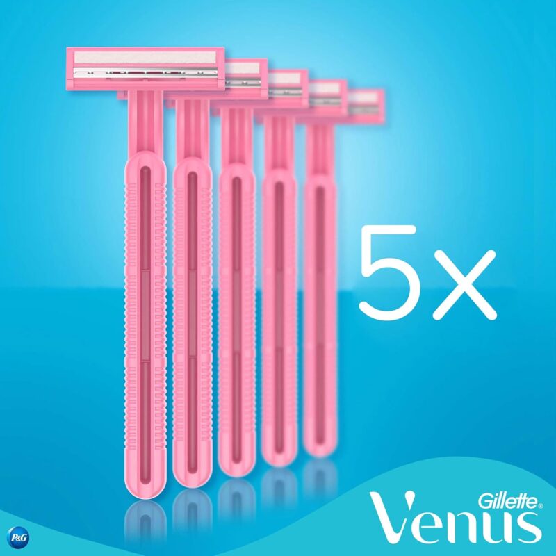 خودتراش زنانه ژیلت مدل Simply Venus بسته ۵ عددی - تصویر 2