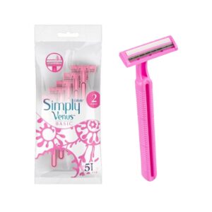 خودتراش زنانه ژیلت مدل Simply Venus بسته ۵ عددی