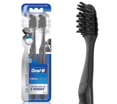 مسواک Oral B سری Charcoal بسته دوتایی