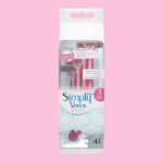 خودتراش زنانه ژیلت Simply Venus 3 بسته 4 عددی