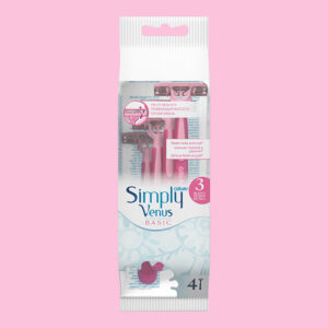 خودتراش زنانه ژیلت Simply Venus 3 بسته 4 عددی