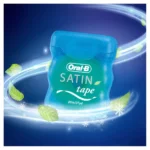 نخ دندان اورال بی Satin Tape با طعم نعنا - تصویر 2