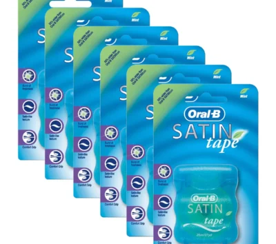 نخ دندان اورال بی Satin Tape با طعم نعنا